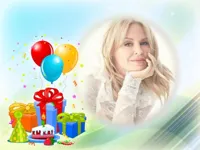 Kylie happy birthday card