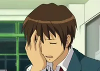 Kyon Face Palm
