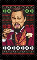 Laughing Leonardo DeCaprio Django Christmas Sweater