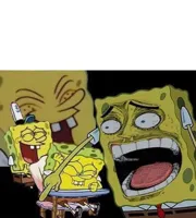 laughing spongebob