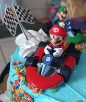 Mario and Luigi Karting toward chaos