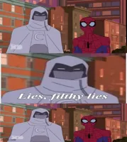 MoonKnight Spider-Man lies