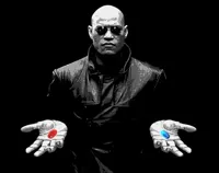 morpheus matrix blue pill red pill