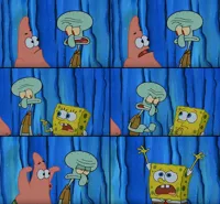 patric you are scaring him