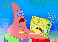 Patrick and spongebob crying