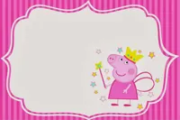 Peppa Pig Birthday Invitation