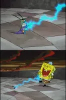 plankton vs spongebob