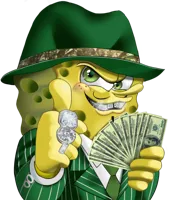 rich gansta spongebob