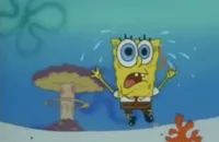 Running spongebob