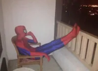 sad spider man