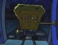 sad spongebob