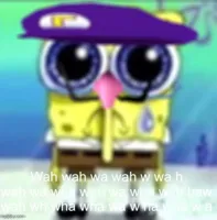 sad waluigi spongebob