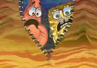 Scared SpongeBob And Patrick