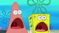 Shocked SpongeBob and Patrick