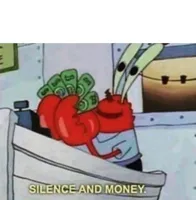 Silence and money