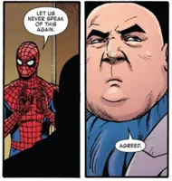 Spider-Man and Kingpin let us never speak of this again