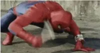 Spider-Man Hitting Floor