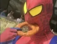 spider man is hungry