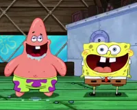 Spongebob and Patrick drooling