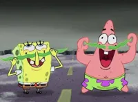 Spongebob and Patrick Seaweed