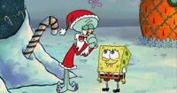 Spongebob and squidward christmas