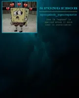 spongebob announcement template 2