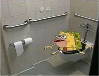 Spongebob Caveman Bathroom