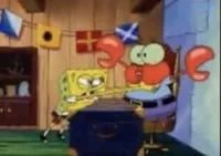 spongebob choking mr krabs