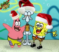 Spongebob Christmas Template