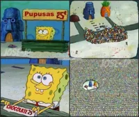 Spongebob crowd