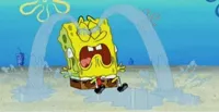 spongebob crying