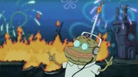 spongebob fire