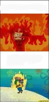 Spongebob fire