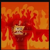 spongebob fire