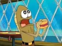 SpongeBob Fish Eating Burger