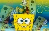 Spongebob frustated