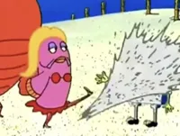 Spongebob Getting Sand Kicked In His Face