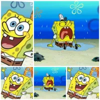 SpongeBob happy sad