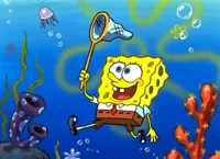 SpongeBob jellyfishing