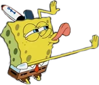 Spongebob lick