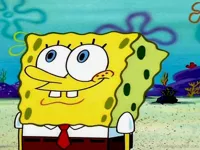 SpongeBob listening