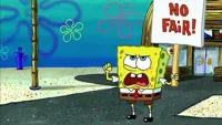 Spongebob on strike