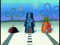 Spongebob Patrick and Squidward's house