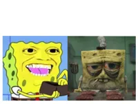 Spongebob Paying vs Spongebob Broke