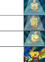 Spongebob Singing 4 panels