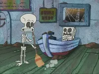 Spongebob skeleton