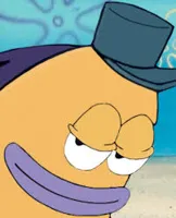 Spongebob smirking fish