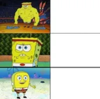 SpongeBob strong to weak