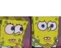 Spongebob thinking