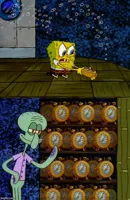 Spongebob VS Squidward alarm clock